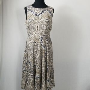 Dana Buchman fit and flare dress size 8